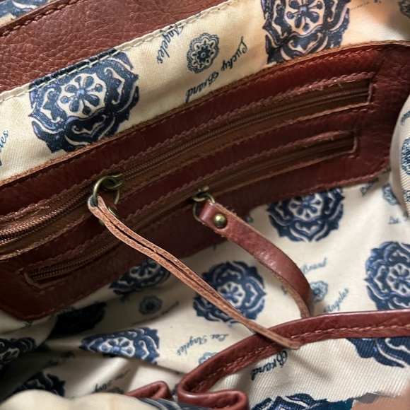 Lucky Brand Rich Brown Leather Bag - Picture 8 of 10